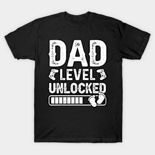 Dad Level Unlocked New Dad T-Shirt